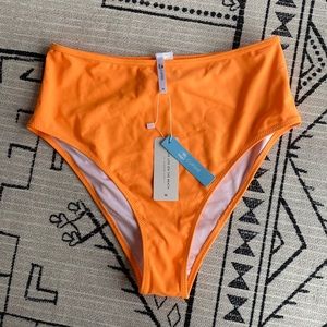 Brand new, high waisted bikini bottoms